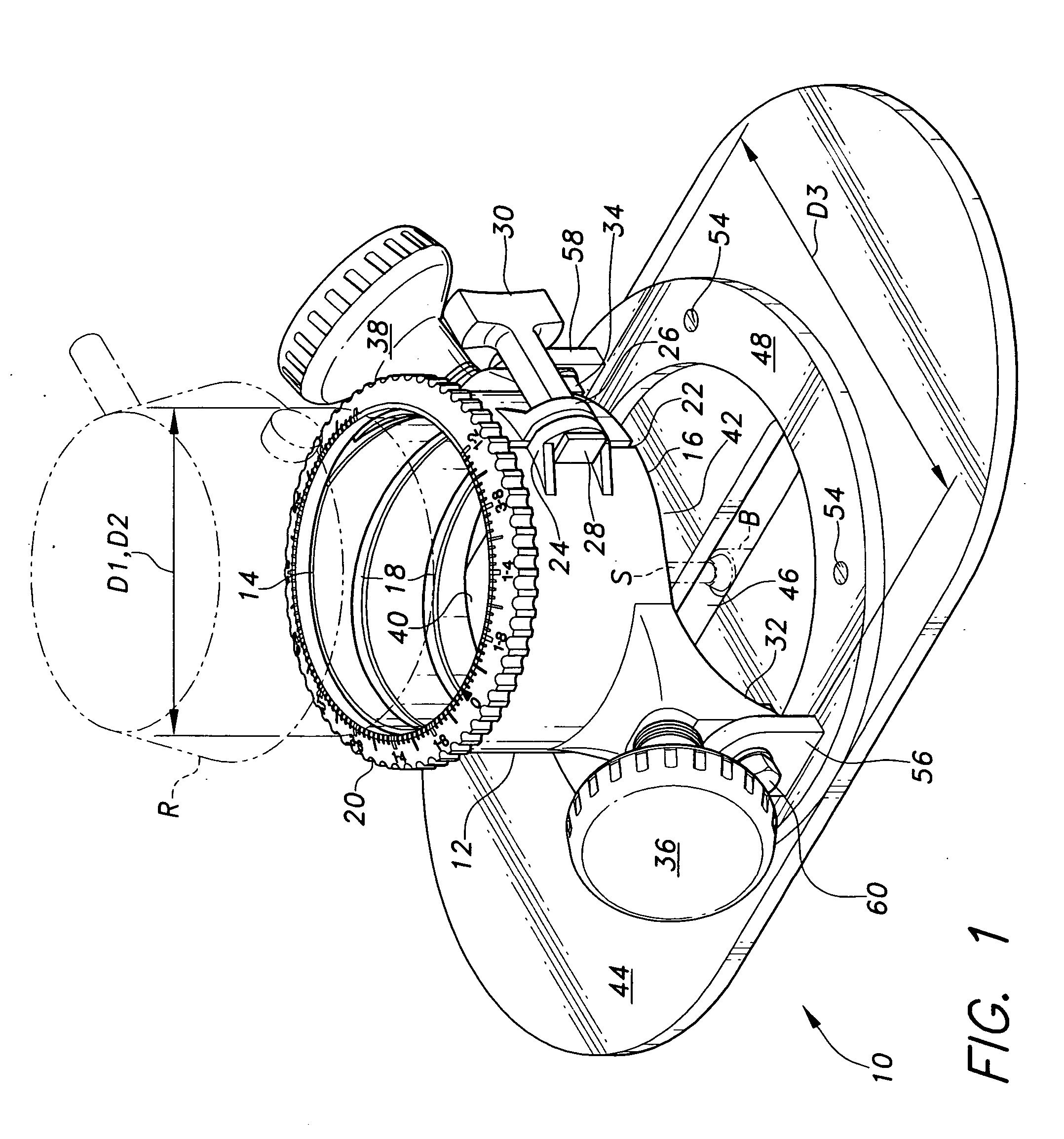 Tilt base for a router tool