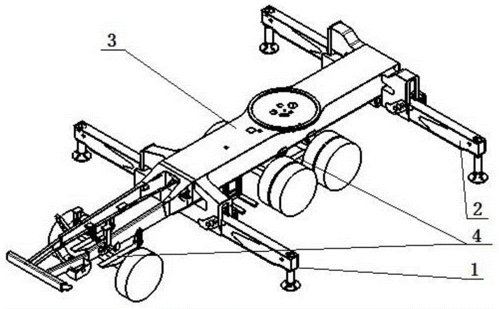 Wheeled crane operation vibration-proof device, system, method and wheeled crane