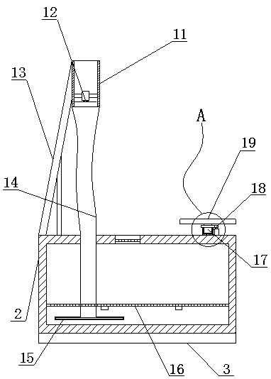 Dust collection device used at explosion site