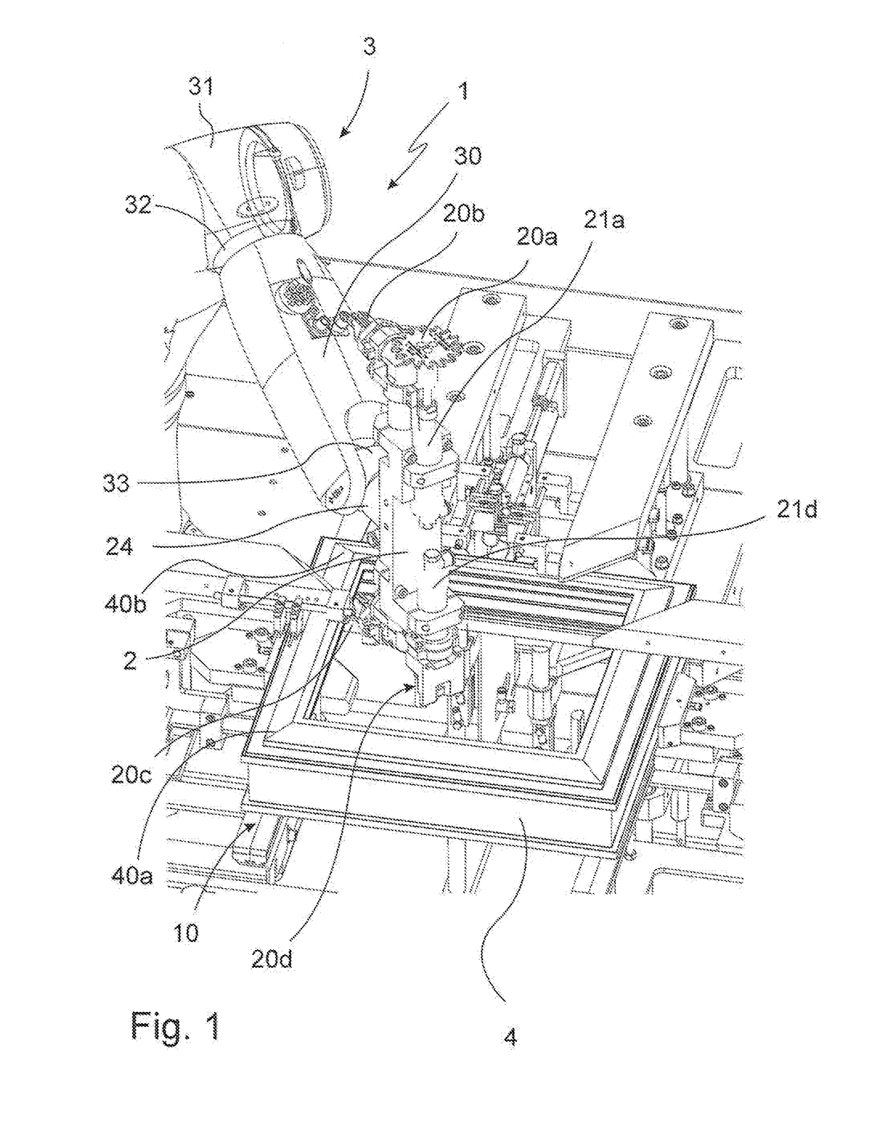 Finishing device