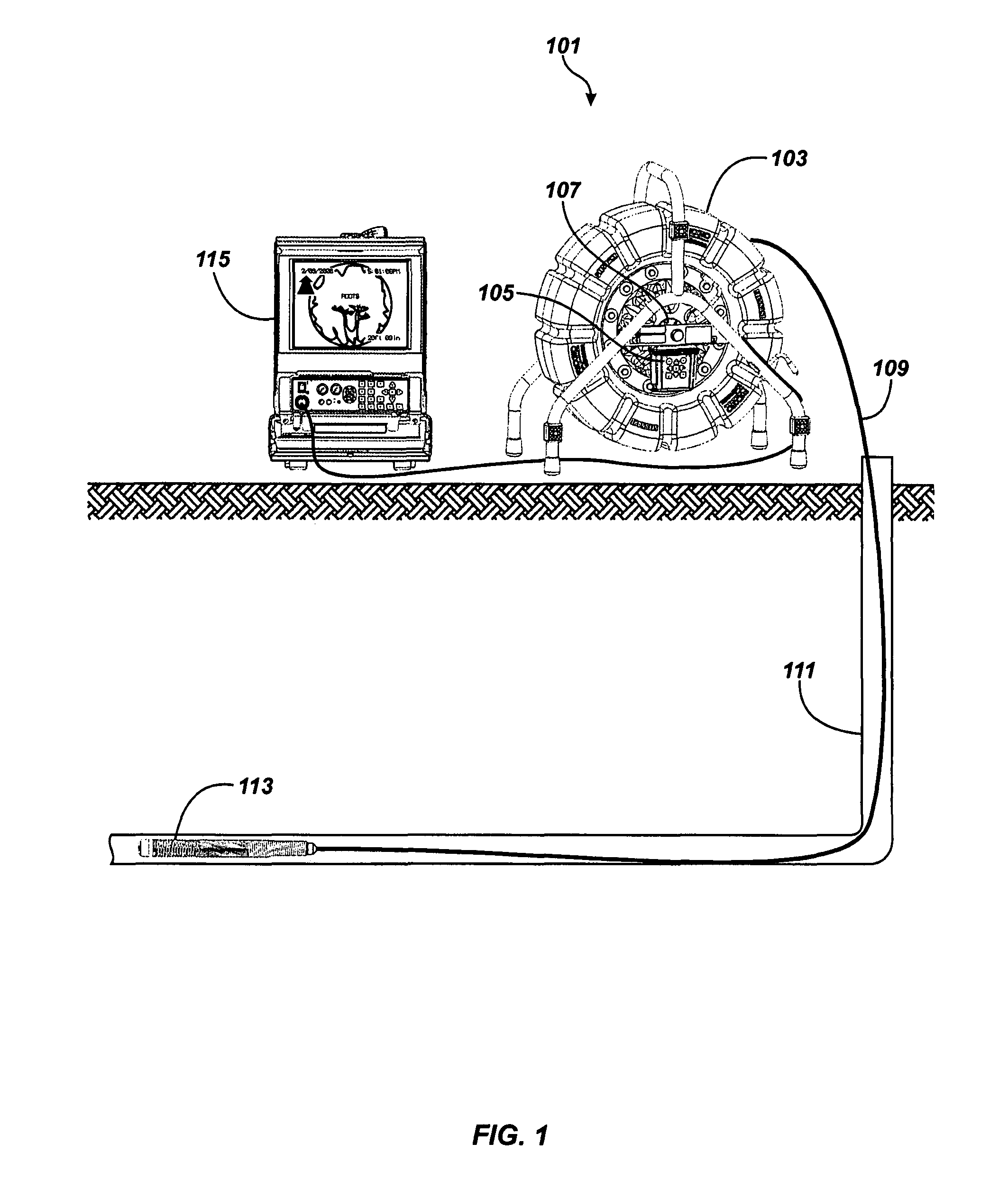 Pipe inspection system with selective image capture