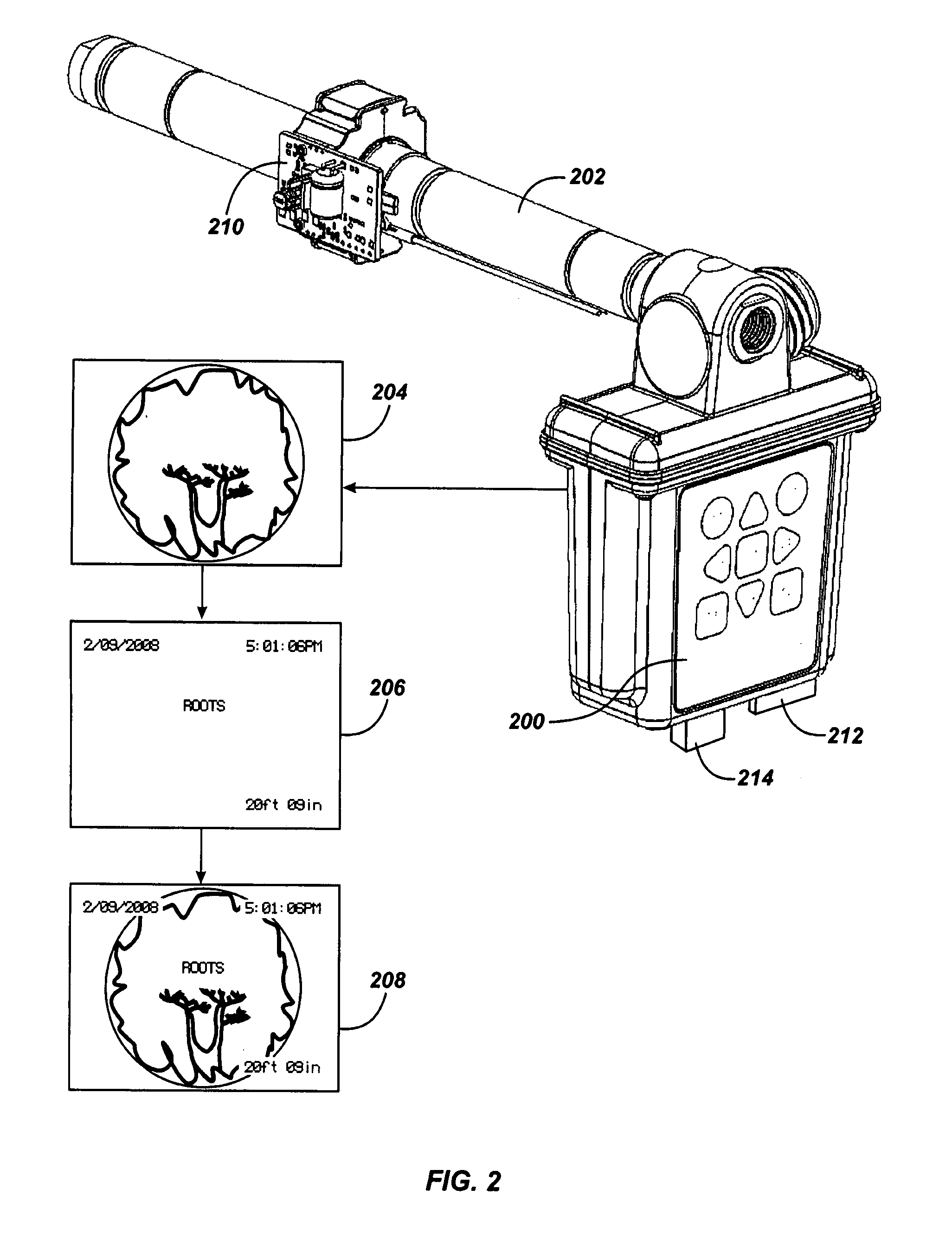 Pipe inspection system with selective image capture