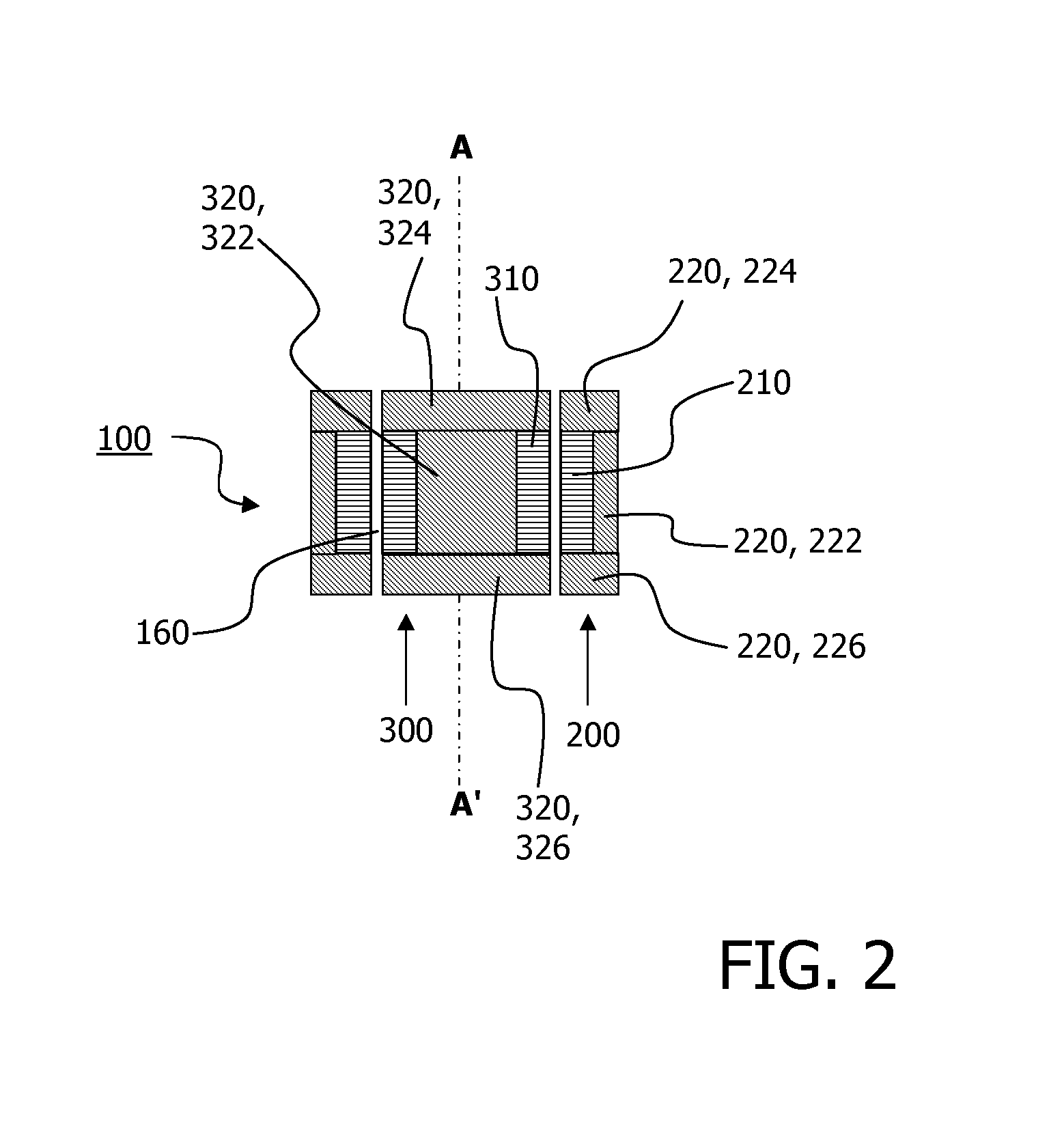 System for contactless power transfer between nacelle and tower of a windturbine