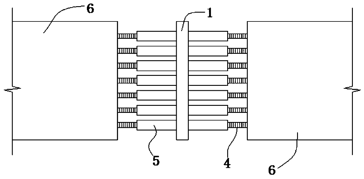 Assembled prefabricated floor connecting system and construction method thereof