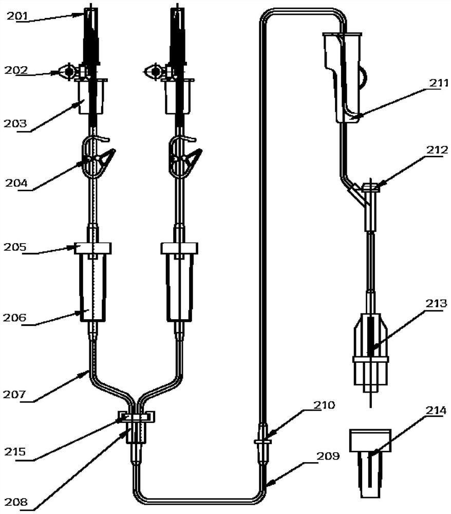 Double-channel automatic infusion pump and control method thereof