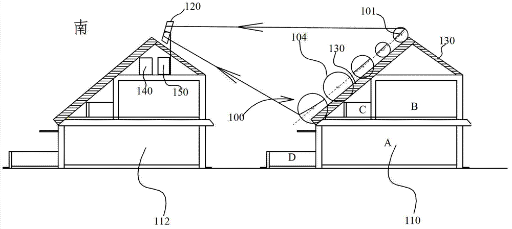 Solar-powered building integration device