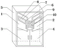 Novel office archive data cabinet with safe bottom seat