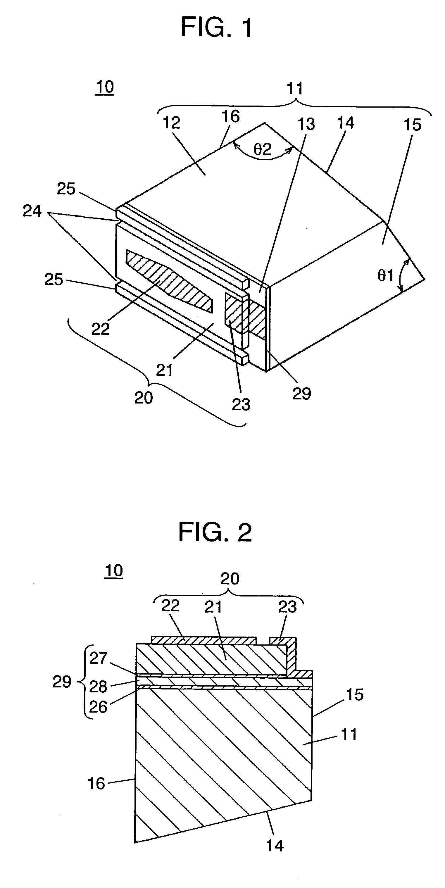 Acousto optic element