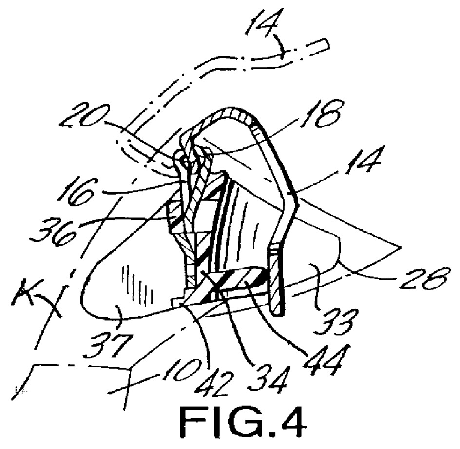 Necktie knot support assembly