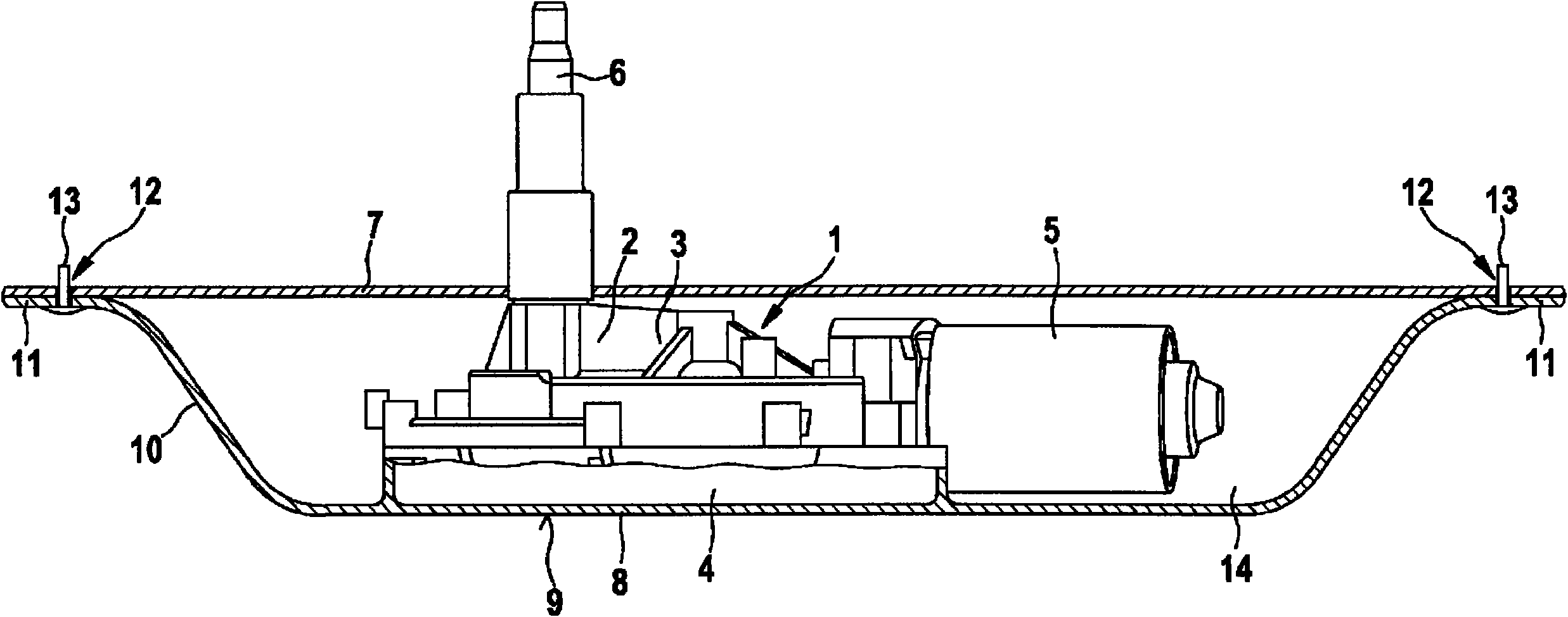 Windshield wiper drive for a motor vehicle