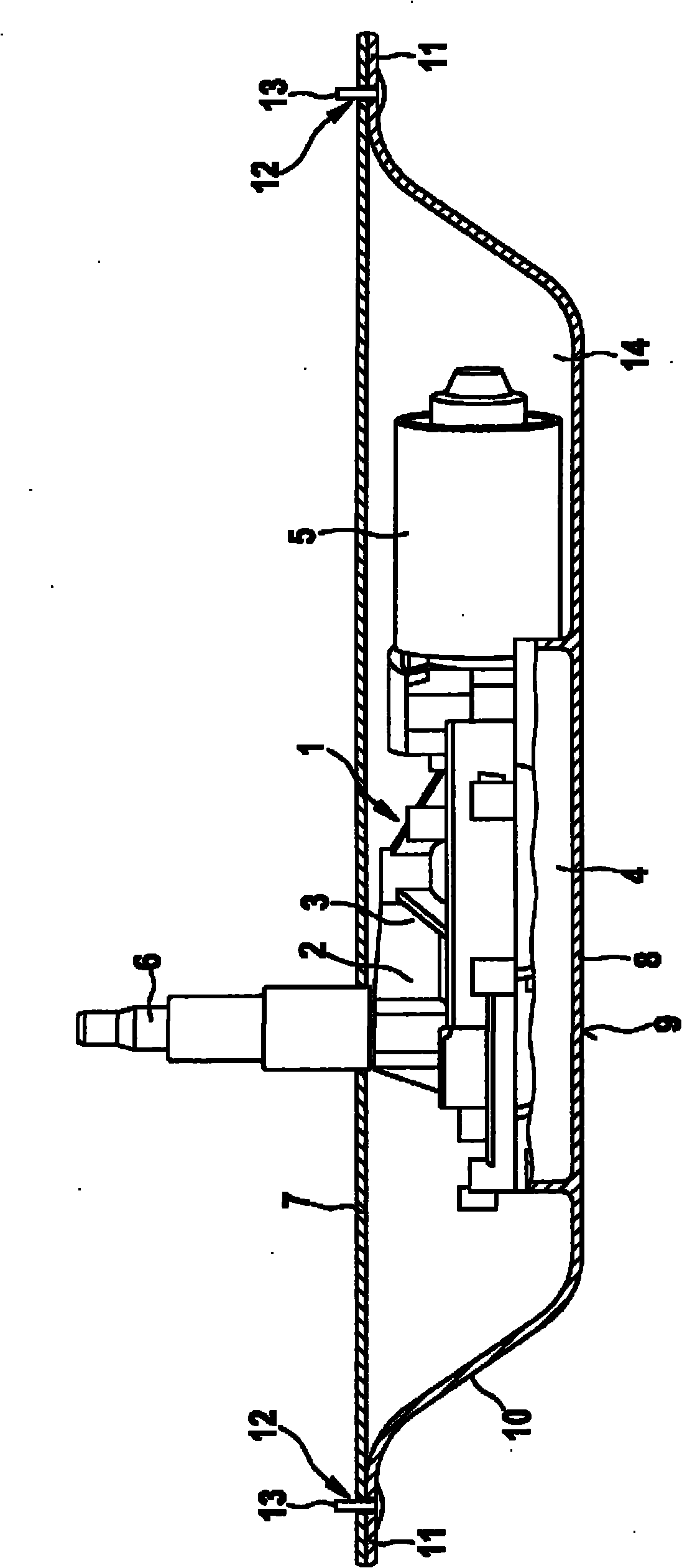 Windshield wiper drive for a motor vehicle