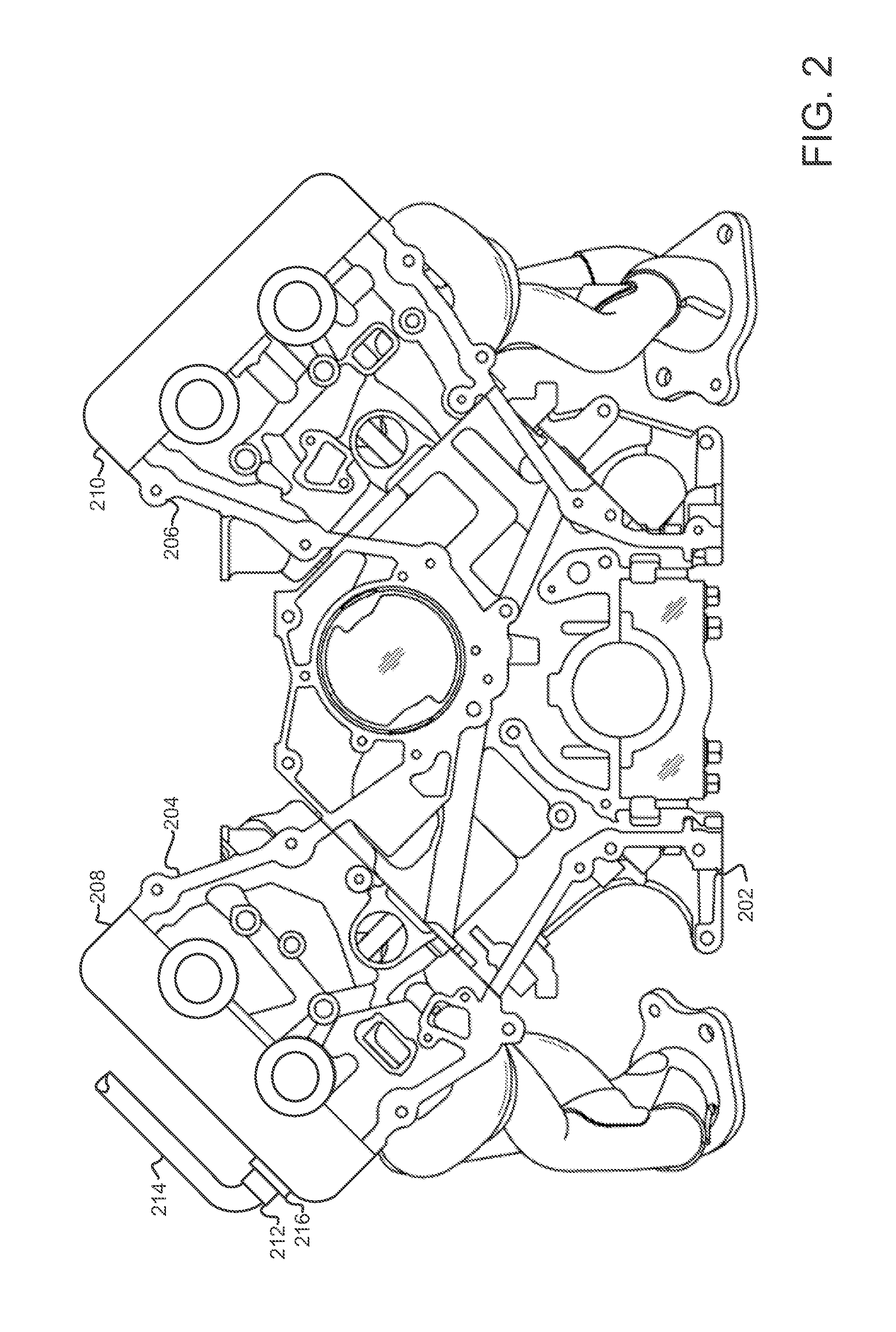 System for improving engine crankcase ventilation via a conduit