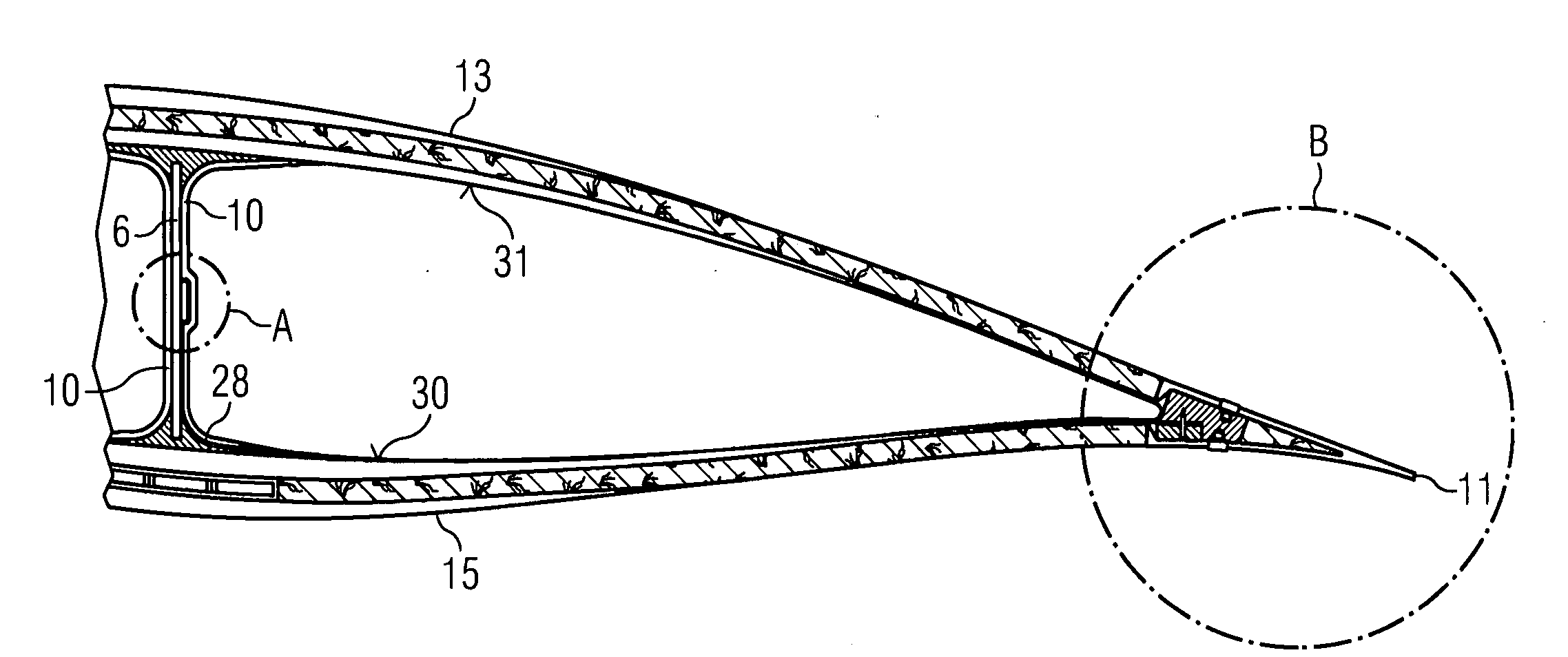 Wind Turbine Blade with an Integrated Lightning Conductor and Method for Manufacturing the Same