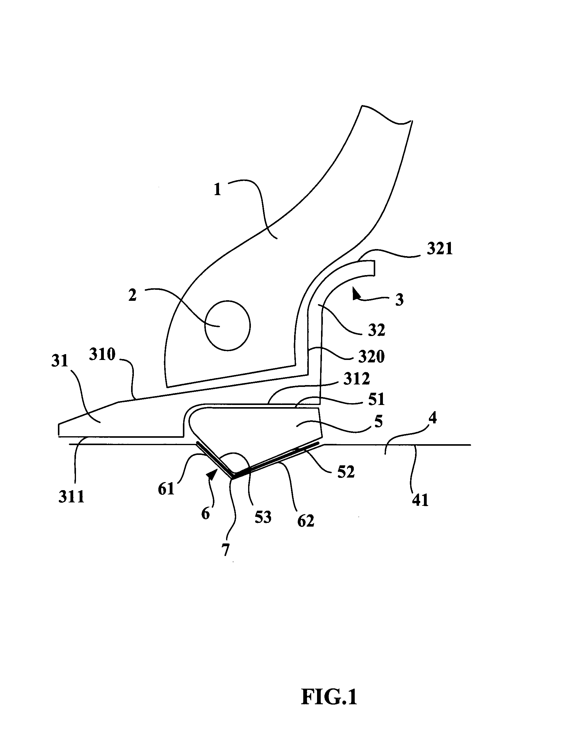 System for locking a mounting ring on a vehicle hub