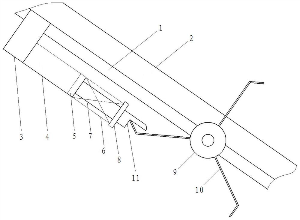 Rotating wheel type medicine feeding mechanism