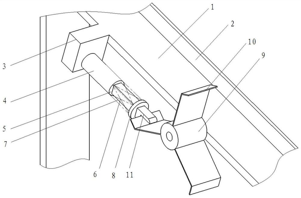 Rotating wheel type medicine feeding mechanism