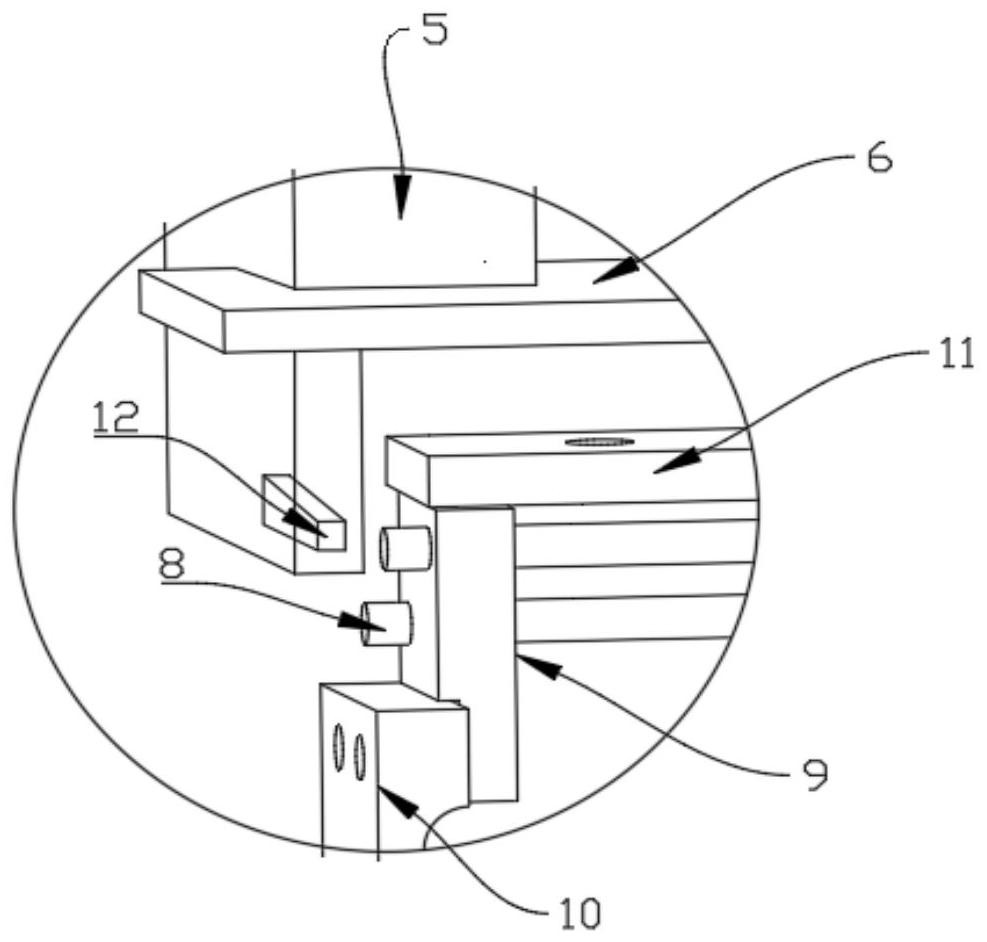 Discharging device for spraying and drying device