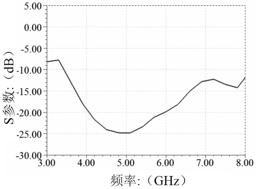 Monopole broadband antenna based on solar cell grid line structure