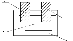 Transformer of high-frequency spark vacuum detector