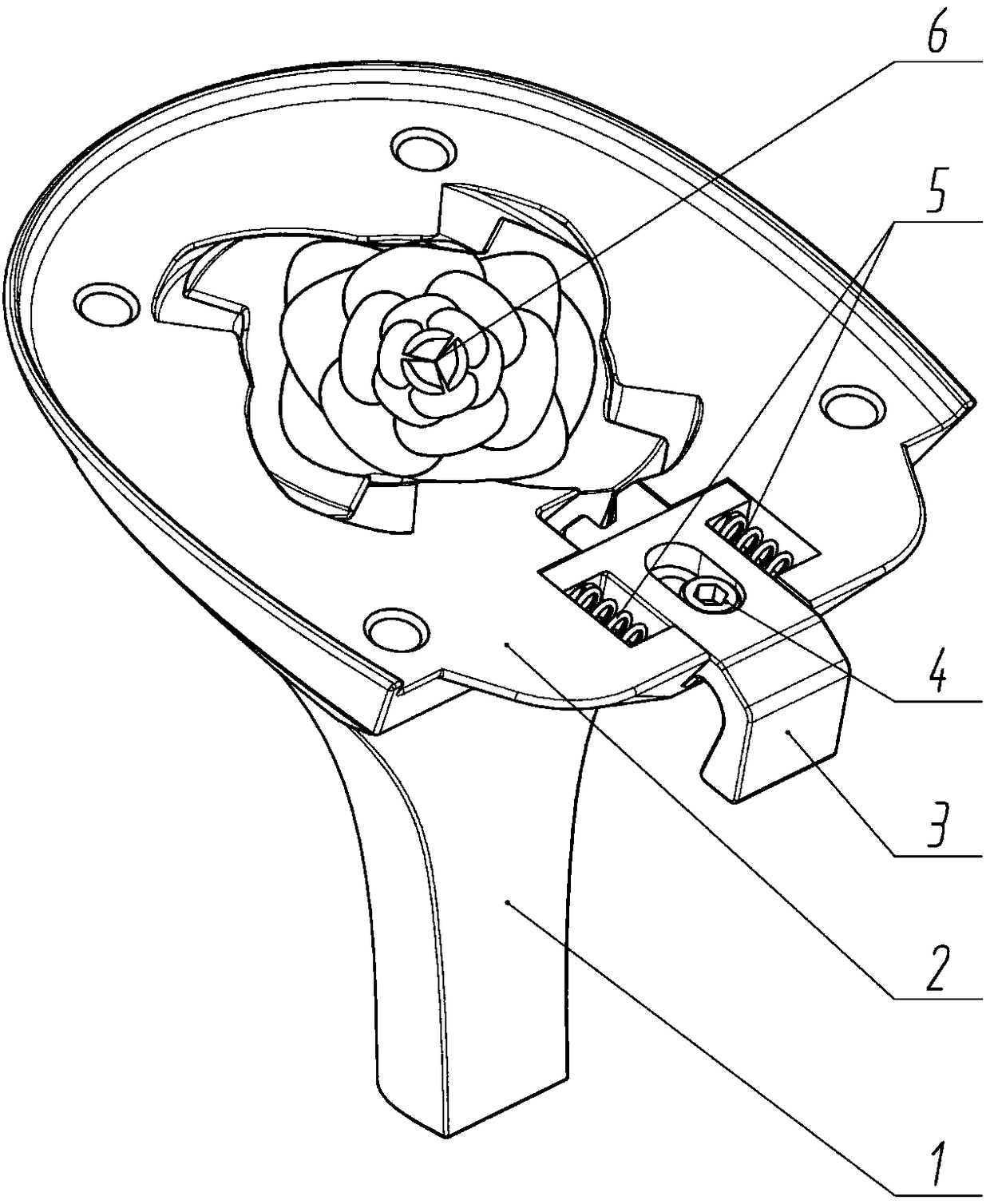 Multithread screwed changeable heel device