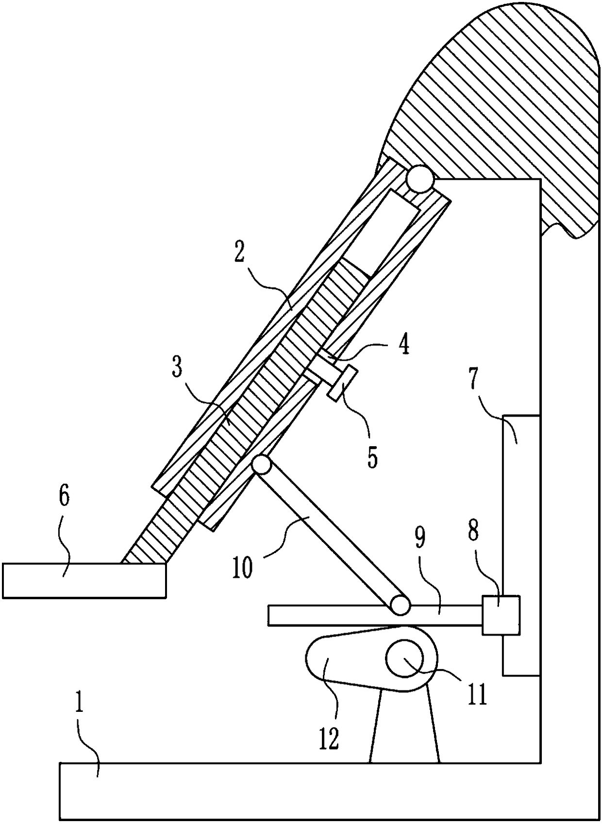 Orthopedic leg recovery auxiliary device