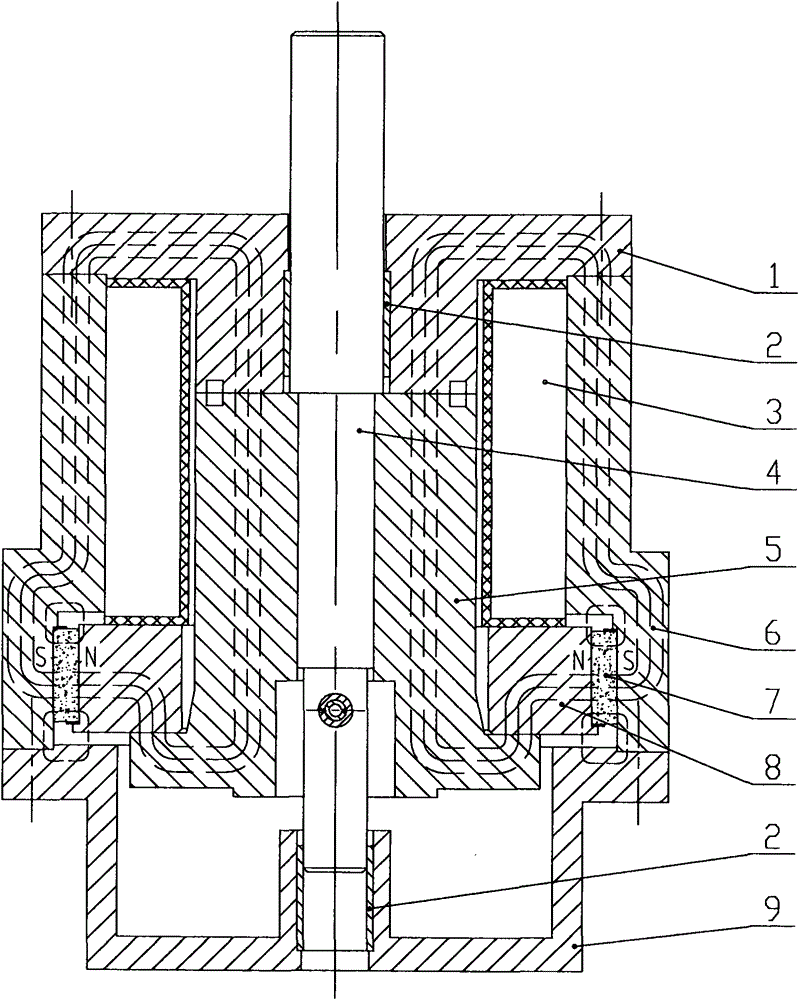 A retaining force adjustable parallel permanent magnetic actuator