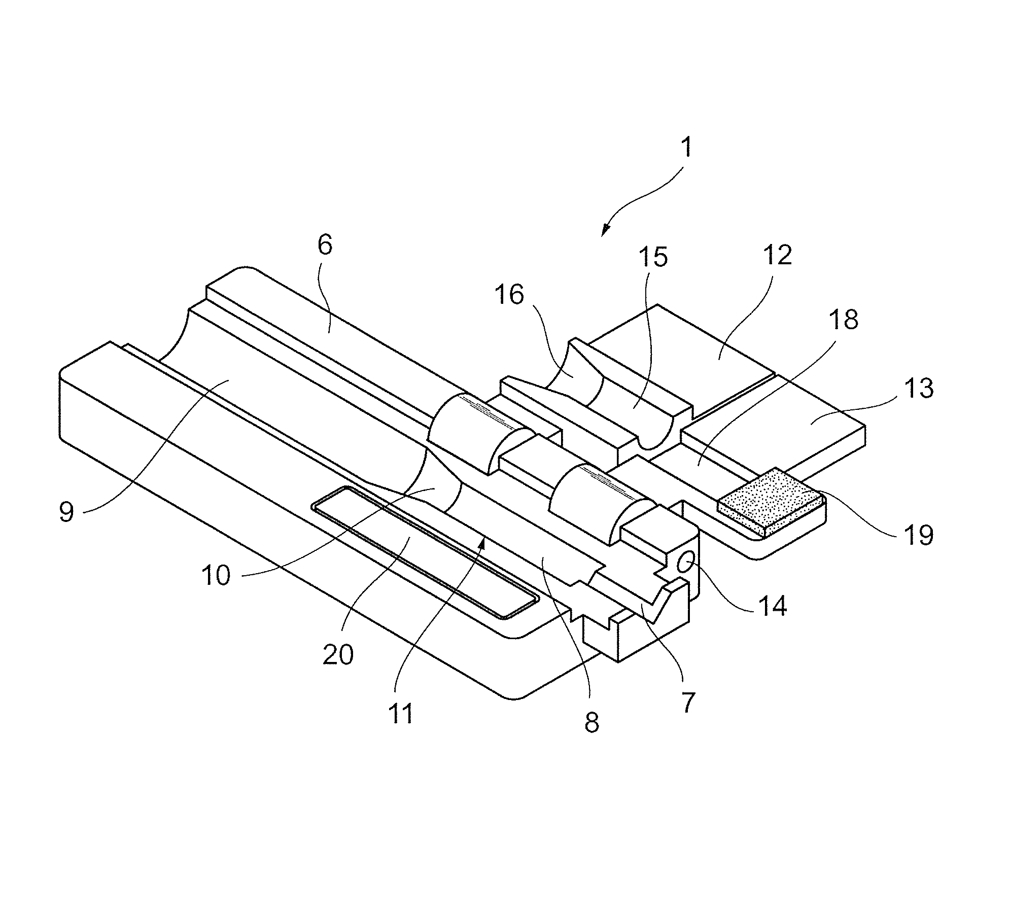 Optical fiber holder and method for holding coated optical fiber