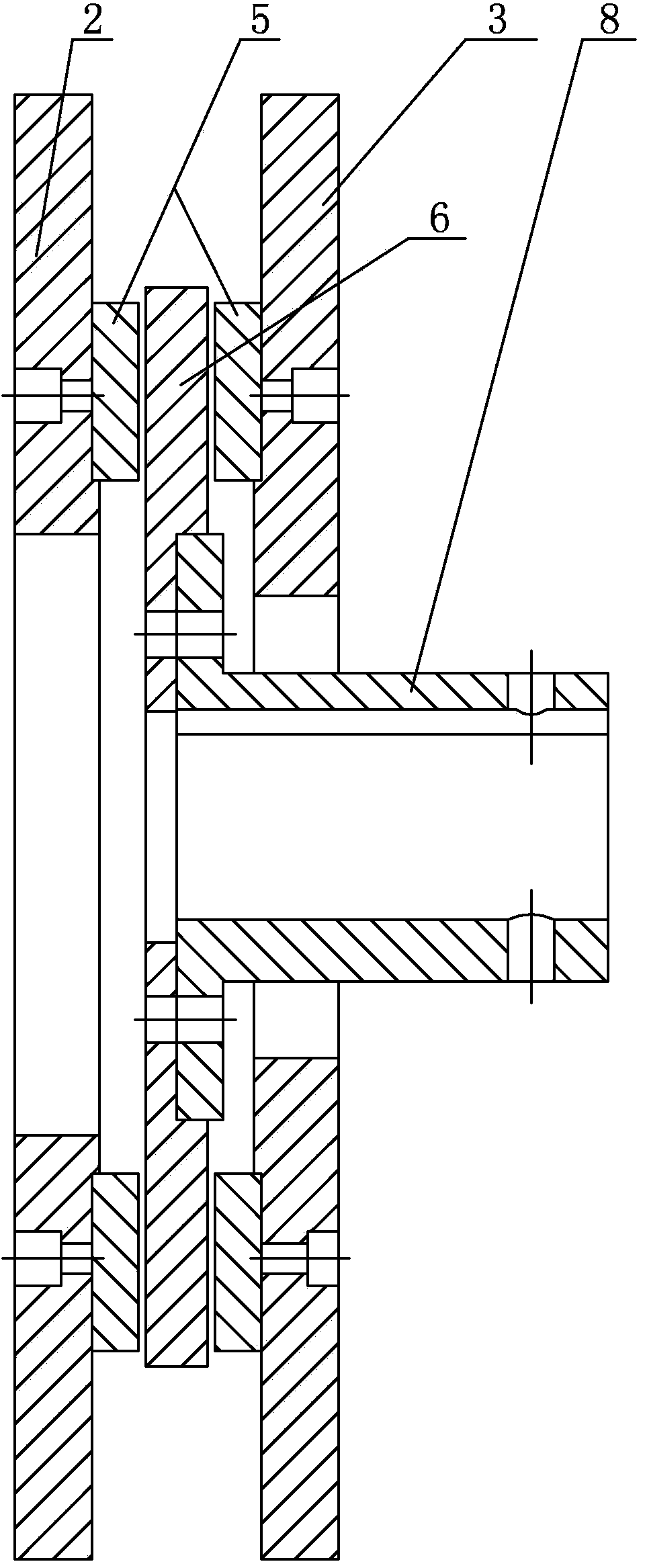 Double-edge structure speed regulating permanent magnet coupler