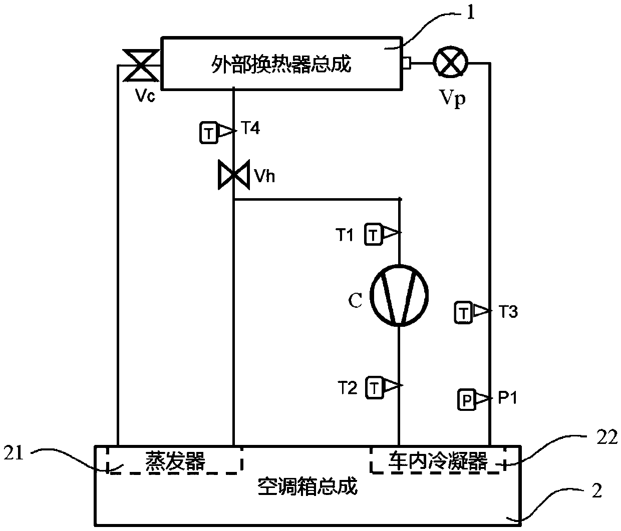 Electromagnetic valve control method of heat pump air-conditioning system