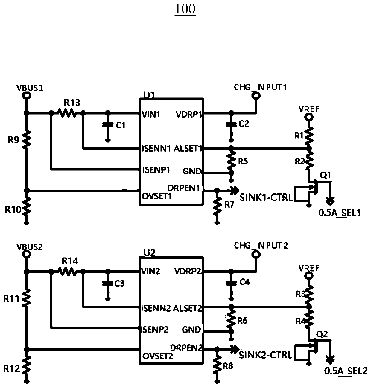 Double-charger charging circuit