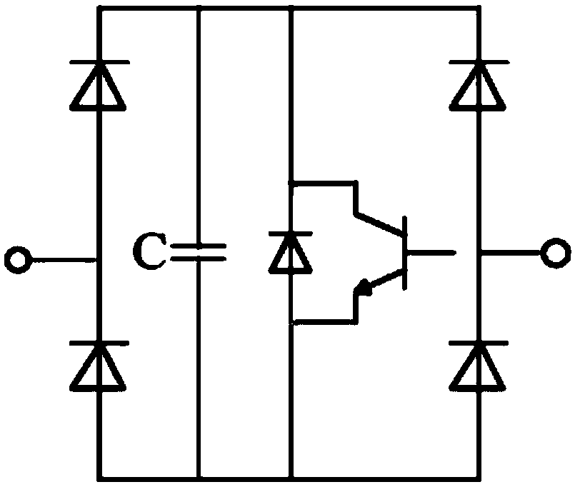 Hybrid DC circuit breaker system and fault line detection method for circuit breaker switching on