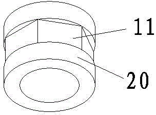 Underground rail type impact robot and installing and using method thereof