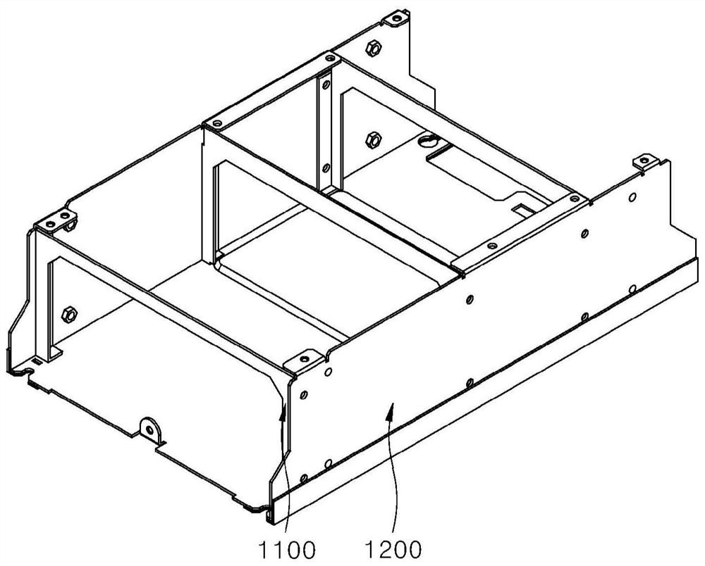 Vibration-reducing frame structure of inverter