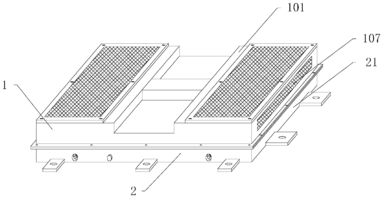 Heat dissipation system for battery pack of new energy automobile