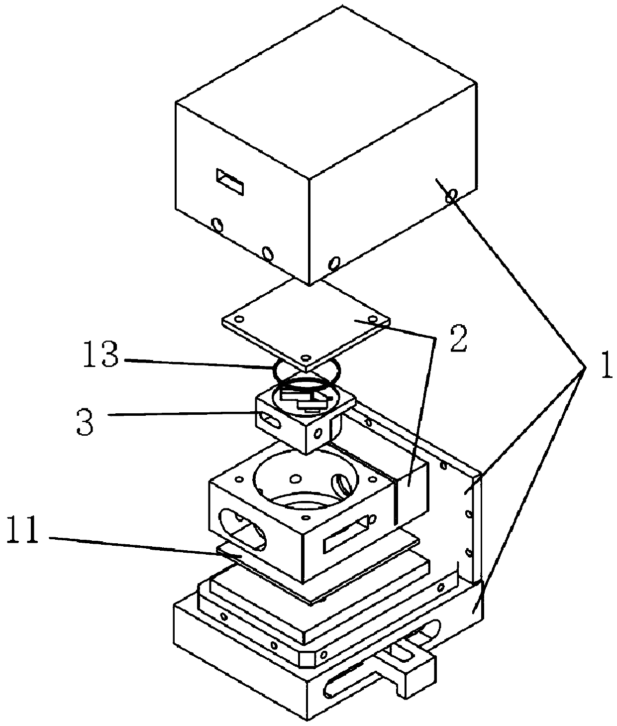 Grating external cavity feedback semiconductor laser and adjusting method thereof