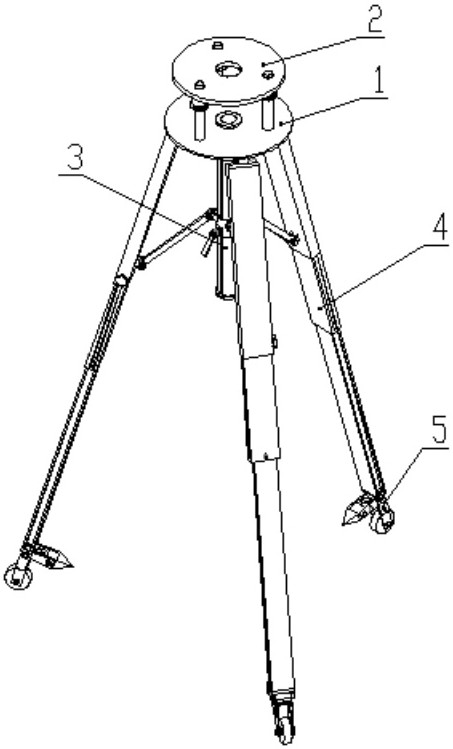 Portable engineering investigation equipment fixing support for road building construction