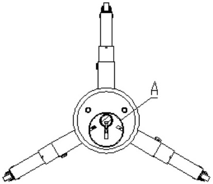 Portable engineering investigation equipment fixing support for road building construction