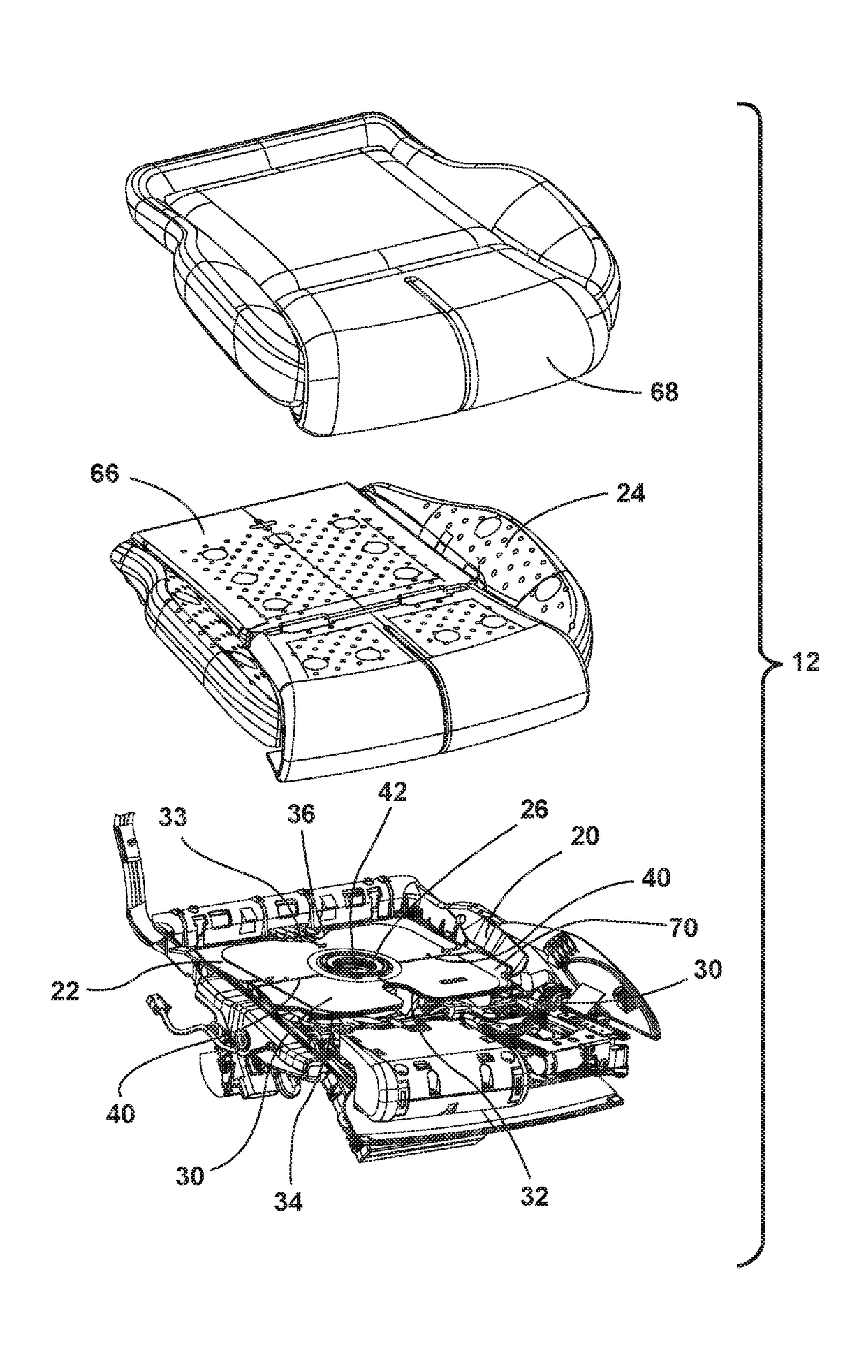 Spreader plate load distribution