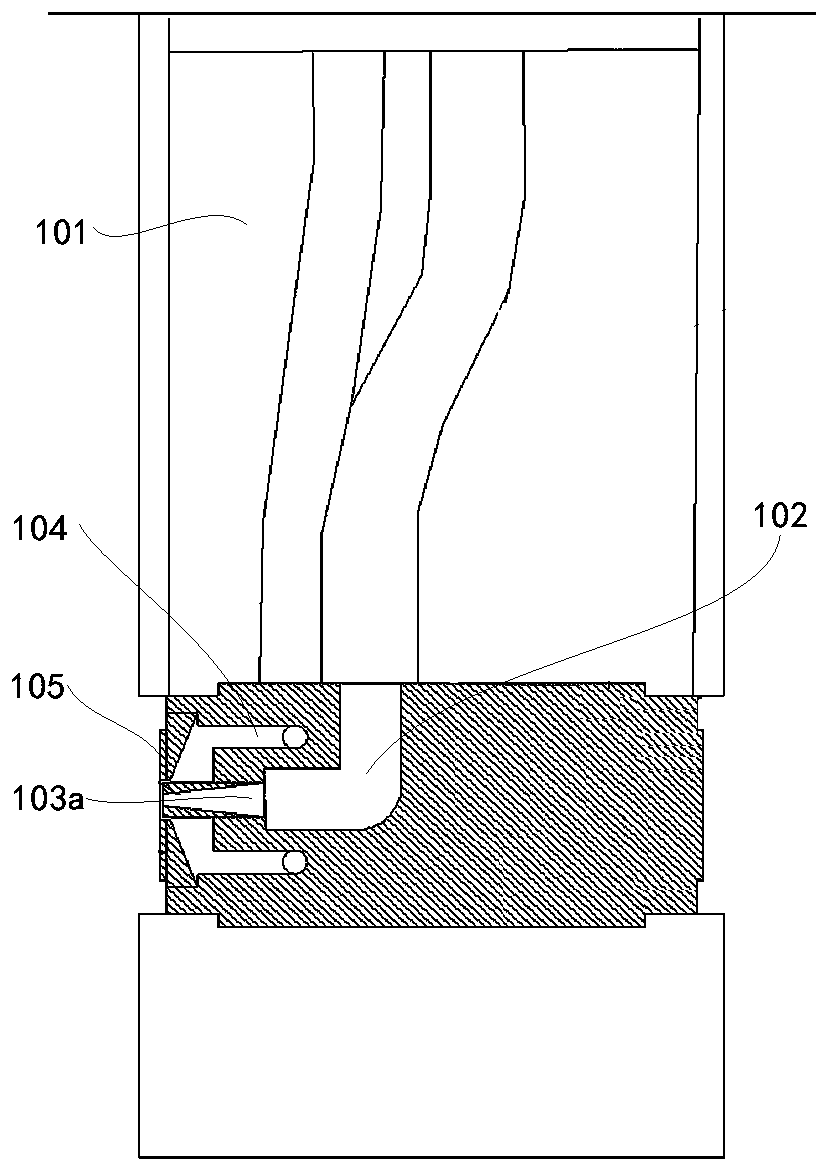 Super large diameter multiple ultrahigh pressure jet grouting construction method