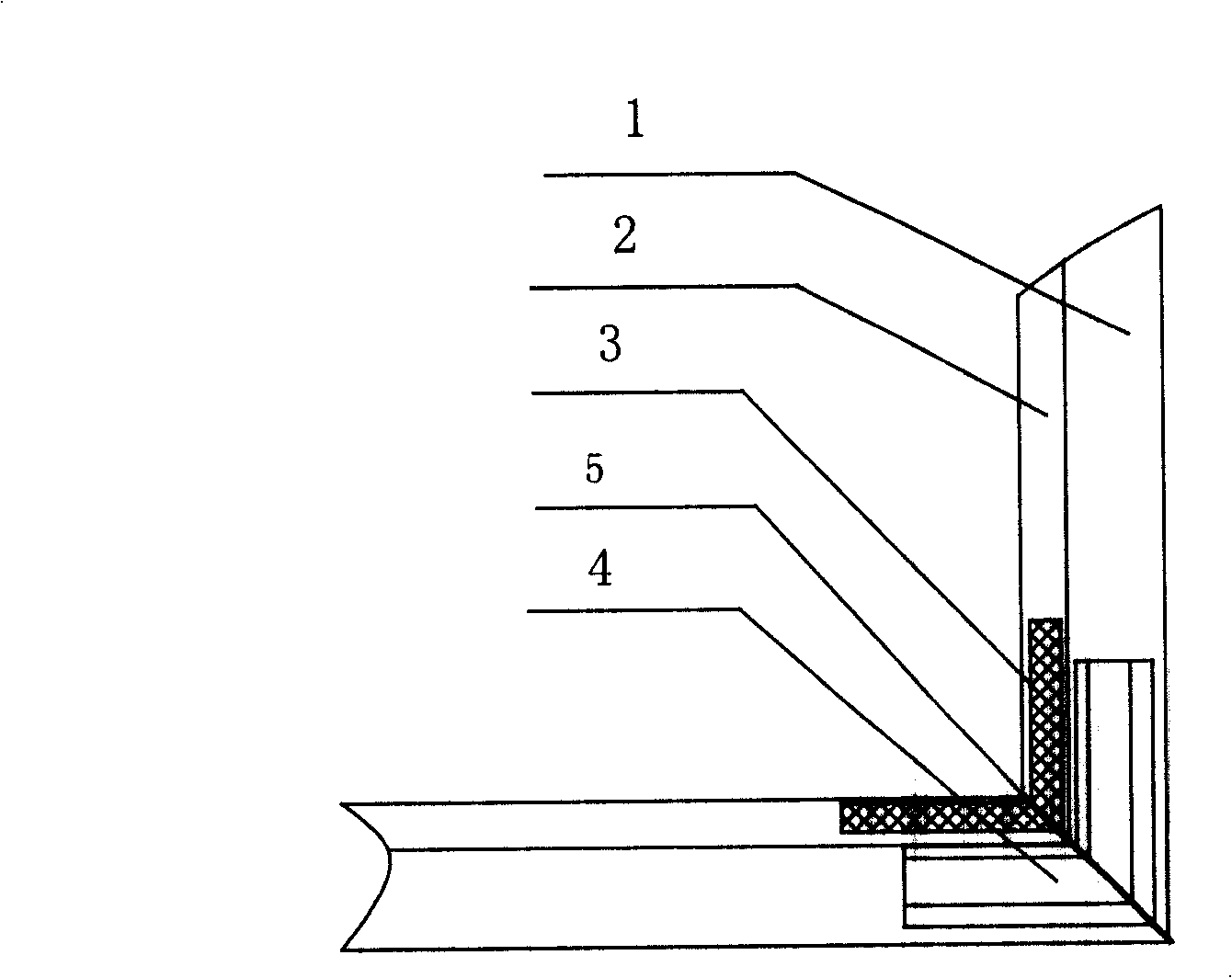 Welding process for aluminum plastics door and window