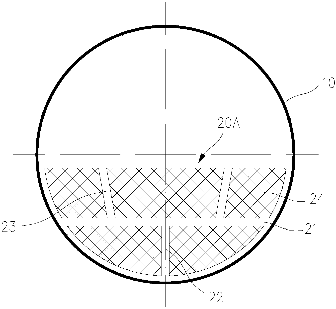 Piping structure suitable for heat exchanger with phase change