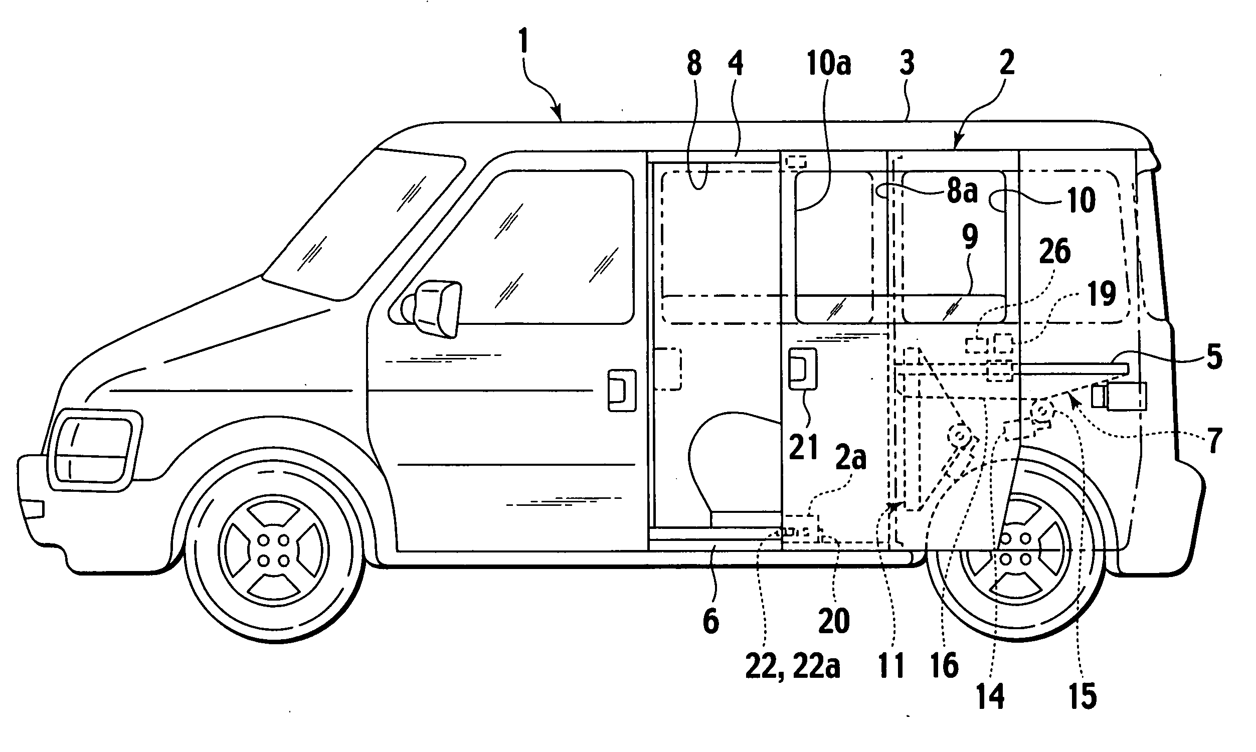 Half-open position holding apparatus for vehicle opening and closing member