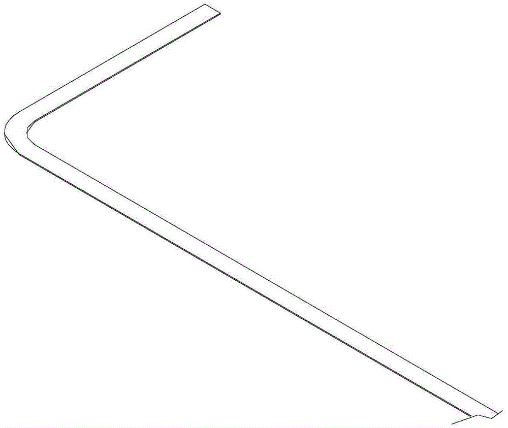 Solar battery bus bar bending device