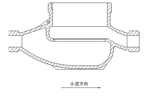 Rotary wing type water meter