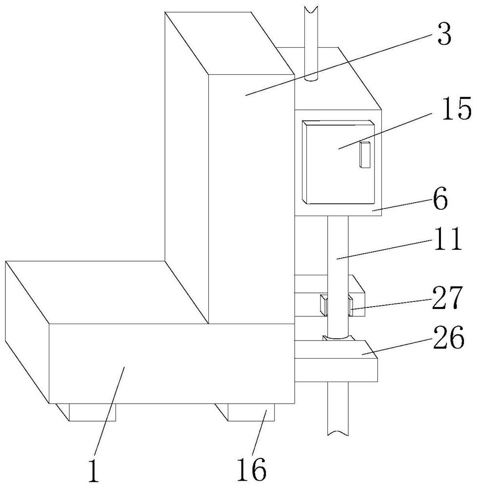 Water surface piling device for municipal water conservancy project