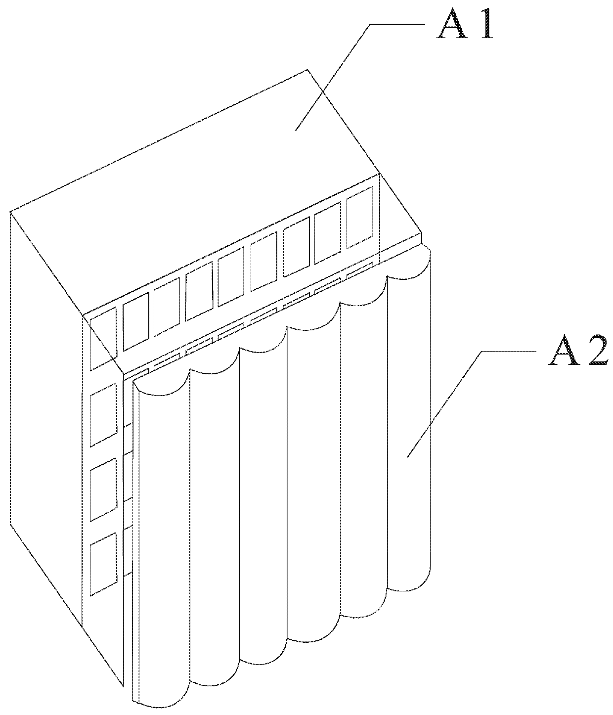 Naked-eye 3D lens display device and method for manufacturing the same