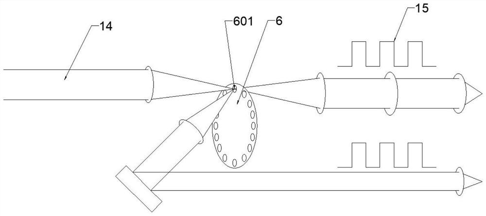 High-speed laser dot-shaped heat treatment device