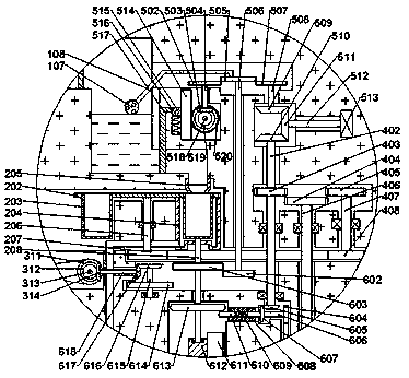 Method for treating sewage through sewage treatment device