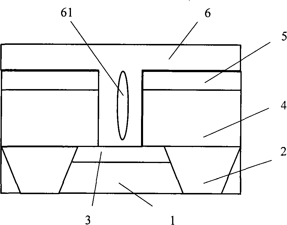 Horn shaped contact production method