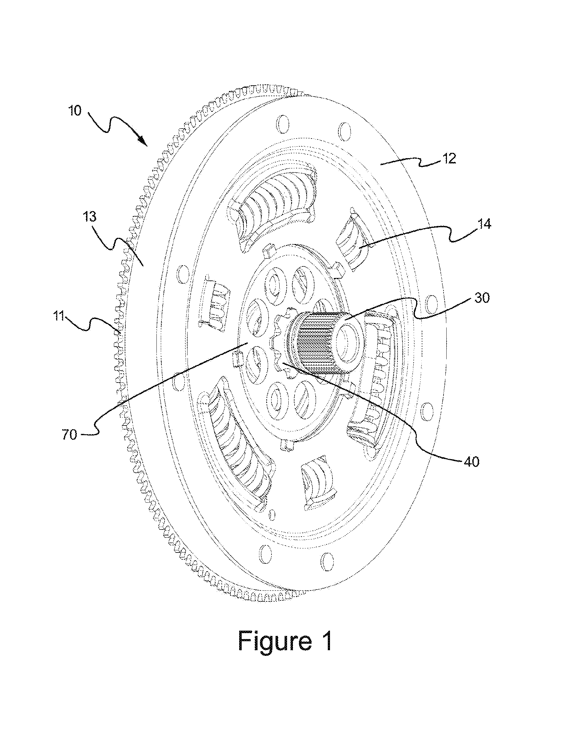 Powertrain mechanism with drive plate